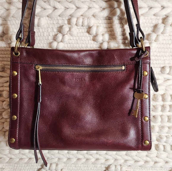 Fossil Leather Allie Satchel - Picture 2 of 16